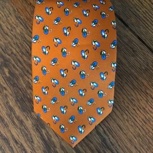 Brooks Brothers Italian Silk Fly Fishing Tie